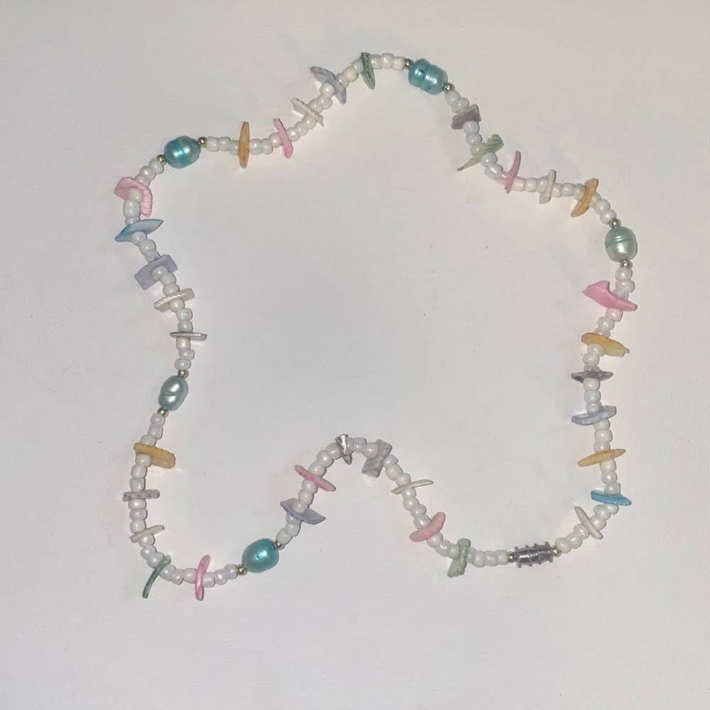 White Sea rocks necklace